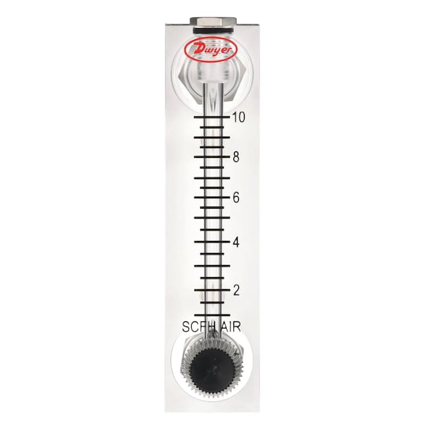 Flowmeter, range .15-1 LPM air.